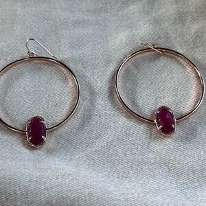 Kendra Scott Josie rose gold hoop earring